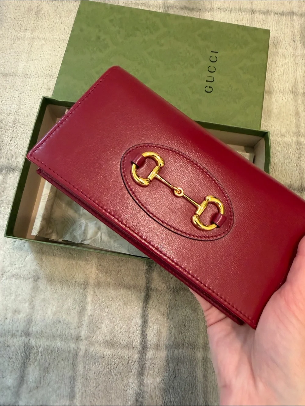 Gucci Horsebit 1955 Crossbody Wallet with Chain - Picture 2 of 10